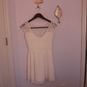 Lace skater dress